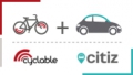 Vélo Cyclable et autopartage Citiz